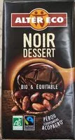Mängden socker i Noir dessert