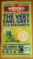 Mängden socker i Thé vert Earl Grey à la bergamote