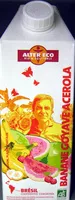 Mängden socker i Nectar banane goyave acérola bio