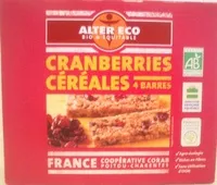 Mängden socker i Cranberries Céréales