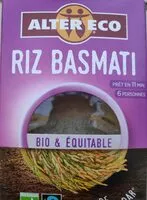 Mängden socker i Riz Basmati Bio & Équitable