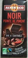 Mängden socker i Noir pointe de piment