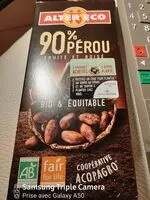 Mängden socker i Chocolat noir 90%