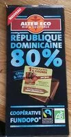Mängden socker i Chocolat alter eco 80%