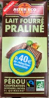 Mängden socker i Lait fourré praliné