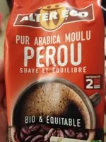 Mängden socker i Pur arabica moulu perou suave et équilibré