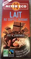 Mängden socker i Lait riz soufflé croquant