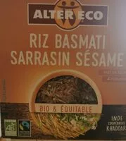 Mängden socker i Riz basmati sarrasin sésame