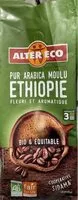 Mängden socker i Cafe Ethiopie pur arabica mouli