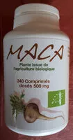 Mängden socker i MACA Bio - 340 Comprimés dosés 500 mg