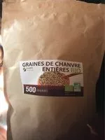 Mängden socker i Graines de chanvre entieres bio