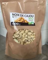 Mängden socker i Noix de cajou bio