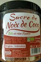 Mängden socker i Sucre de coco bio