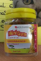 Mängden socker i Forte Pharma Minigum Croissance Gout Cola X50