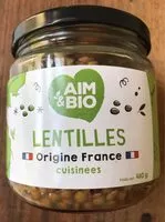 Mängden socker i Lentilles cuisinées