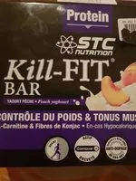 Mängden socker i Kill-FIT BAR Yaourt pêche