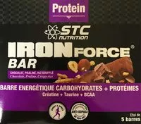 Mängden socker i BARRES ENERGETIQUES IRON FORCE