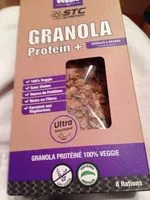 Mängden socker i Granola protein +