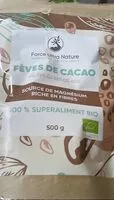 Mängden socker i Fèves de cacao
