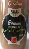Mängden socker i Pur jus de pomme equitable du Lot et Garonne