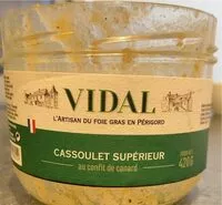 Mängden socker i Cassoulet Supérieur au confit de canard