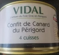 Mängden socker i Confit de canard du perigord