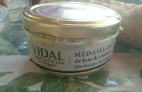 Mängden socker i Medaillon de foie gras