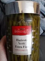 Mängden socker i Haricots verts extra fins