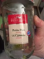 Mängden socker i Petits pois extra fins et carottes à l'étuvée