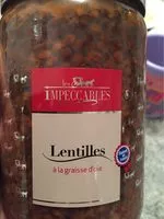 Mängden socker i Lentilles