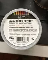 Mängden socker i Cacahuetes bistrot