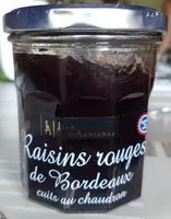 Mängden socker i Raisins rouges de Bordeaux