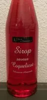 Mängden socker i Sirop saveur coquelicot