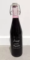Mängden socker i Sirop saveur myrtille