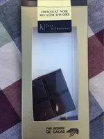 Mängden socker i Chocolat noir 85% cote d’ivoire