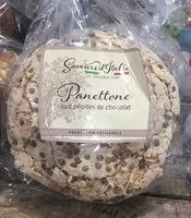 Mängden socker i Panettone pépites choco