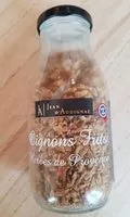 Mängden socker i Oignons frits herbes de provence