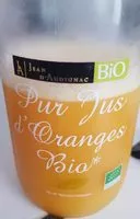 Mängden socker i Pur jus d'orange bio