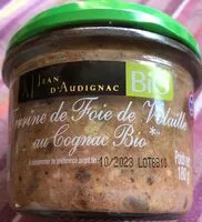 Mängden socker i Terrine de foie de volaille au cognac bio