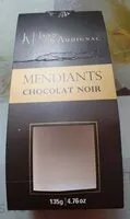 Mängden socker i Mendiants Chocolat Noir