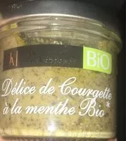 Mängden socker i Delice de courgette a la menthe bio