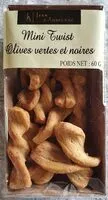 Mängden socker i Mini Twist Olives vertes et noires