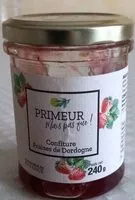 Mängden socker i Confiture fraises de Dordogne