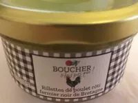Mängden socker i Rillettes de poulet rôti fermier noir de Bretagne