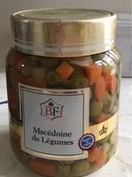 Mängden socker i Macédoine de Légumes