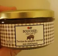 Mängden socker i Terrine de sanglier sauvage aux châtaignes