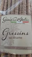 Mängden socker i Gressins au sesame