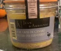 Mängden socker i FOIE GRAS DE CANARD ENTIER DU SUD OUEST