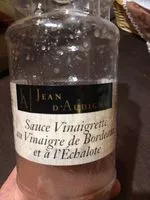 Mängden socker i Sauce vinaigrette au vinaigre de Bordeaux et à l'échalote