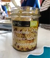 Mängden socker i Moutarde Bio Baies Roses